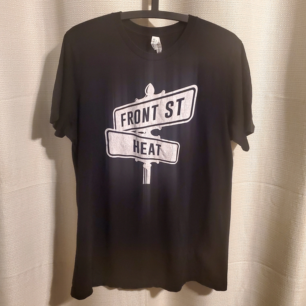 (4/$20) Bella Canvas Men's Black Graphic T-Shirt